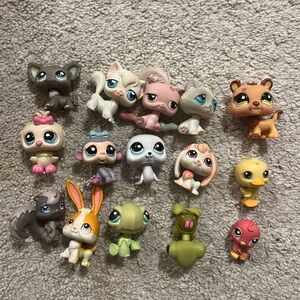 Littlest Pet Shop Lot of 15 LPS